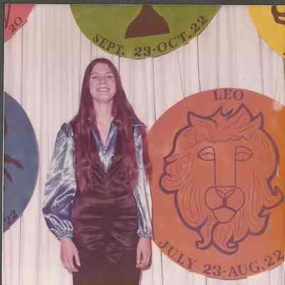 Barbara Aldridge, is pictured with her Zodiac sign, Leo, Birthday 8/12