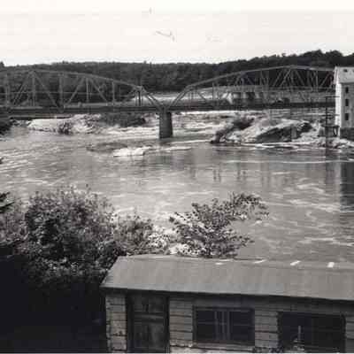 Frank J. Wood Bridge and the Bowdoin Mill