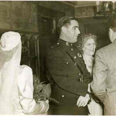 John R. Chaisson and Marguerite Martin wedding