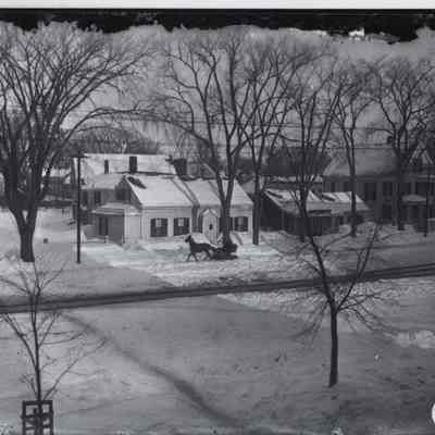 Maine Street Viewed From Brunswick Town Hall