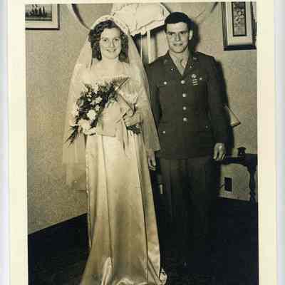 Bride and Groom at Orr Wedding