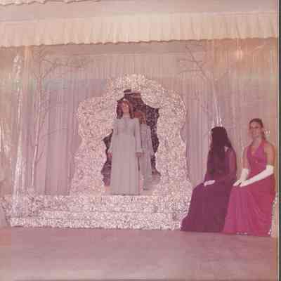 Teen Queen 1972-73 Agnes Racine returned to the coronation throne