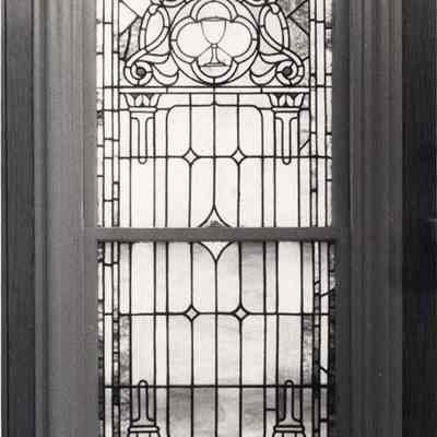 Stained Glass Window at the United Methodist Church