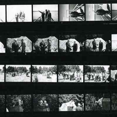 Negatives of photos, 50th Anniversary of "Round the World Flyers", Mere Point