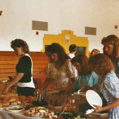 Jodie Labrie, Stacy Bean, Tiffany Barker, Cindy Pomerleau and Corrie Pottle