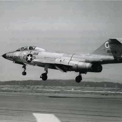 A photo of an F-101B fighter plane.