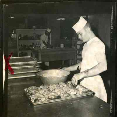 Navy Cooks Preparing Food