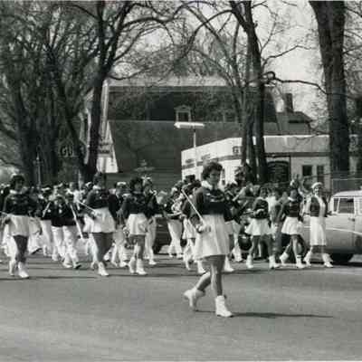 A photo of the Brunswick Junior High School band. c. 1962.