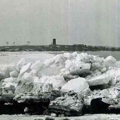 Ice on the Androscoggin River during the 1936 Flood