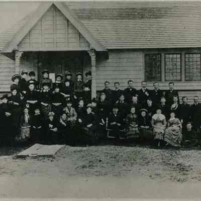 BHS, entire student body, 1886 (some identified)