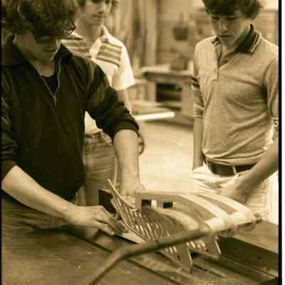 A photo view of Brunswick High School Students. 10/1979.