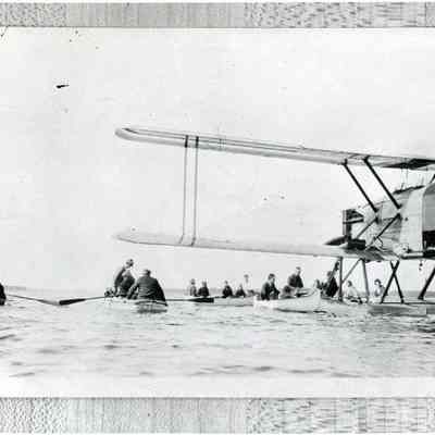 One of the Sea Planes of the "Round the World Flyers", Mere Point