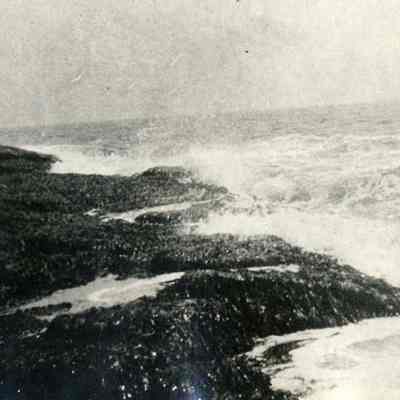 Waves Hitting the Shore