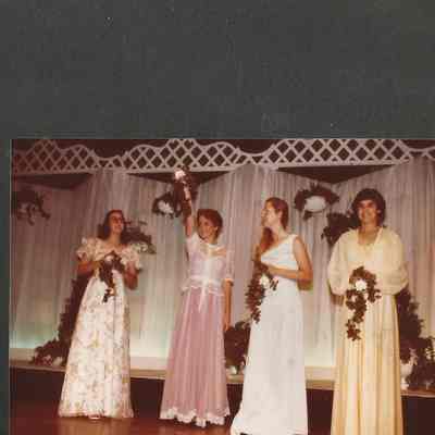Opening of Gown Competition, 4 participants