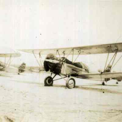 Good-Will Flyers, Brunswick Airport. 1938