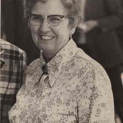 A photo view of Marjorie Libby. 5/28/1975.