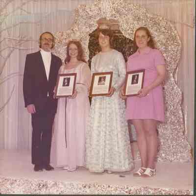 The 3 Award receipient fro l. to r. Sharon Hinckley, Barbara Theberge and Doris Bernier
