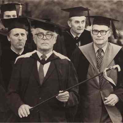 A photo view of a group of men. 9/2/1981.