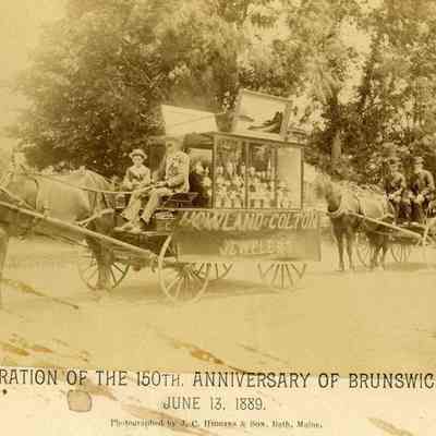 Howland & Coland Jewelers Float, 150th Anniversary of Brunswick