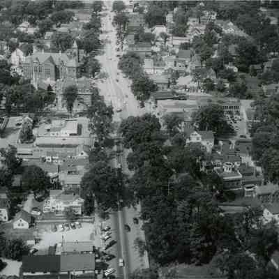 Aerial View of Downtown Brunswick