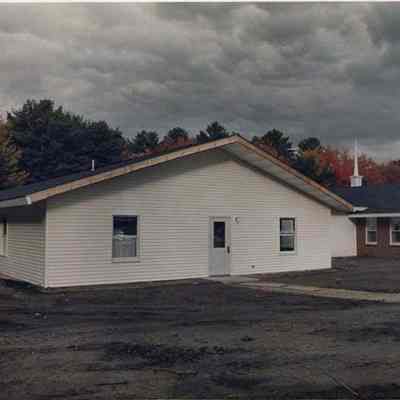 A photo view of a church in Brunswick. 10/14/1988.