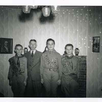 Eagle Scouts and Scout Master