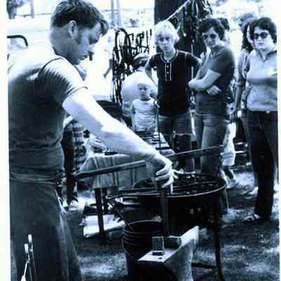 Blacksmith at work