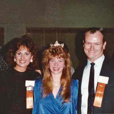 Lisa Kelly modeled at the Mrs. Maine Farewell Party.