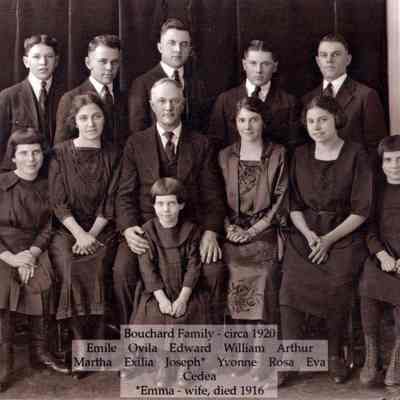 Bouchard family circa 1920