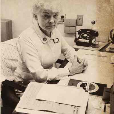 A photo view of Phyllis Winkler. 7/6/1977.