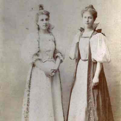 Two Undentified Young Women