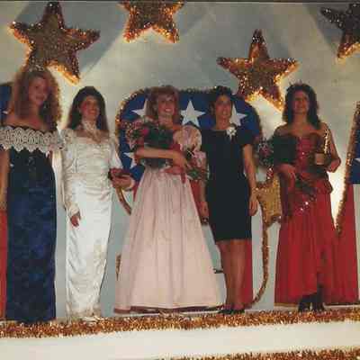 Lisa Kelly Crystal, Robin , Miss Maine Anne Rowe and Miss Brunswick Stacy Bean.