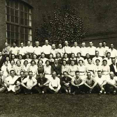 Weave Room workers, Cabot Mill, 1936