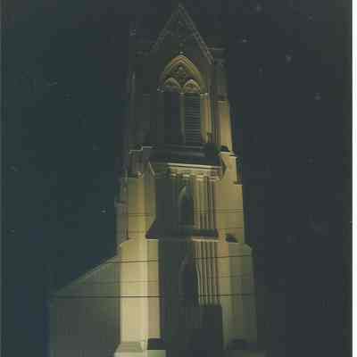 First Parish Church at Night