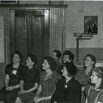Eight Women at Red Cross Training