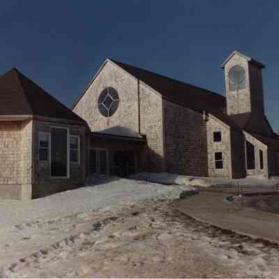 A photo view of an unknown church. 1/11/1990.