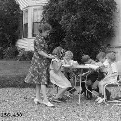 Mrs. Harold Pulsifer and her Two Boys