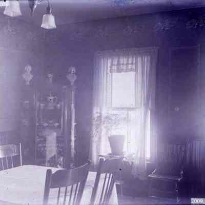A view of the interior of a house.