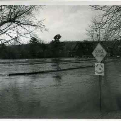 1987 Androscoggin River Flood, Mill Street, Brunswick