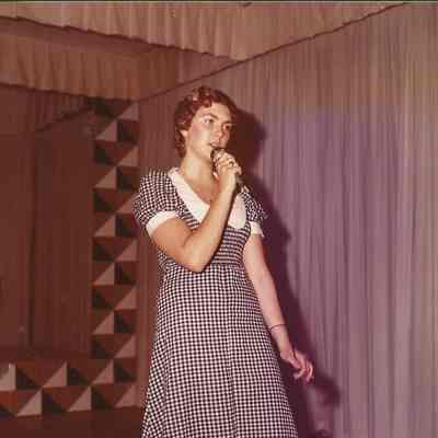 Contestant #5 Cathy Morhidge singing