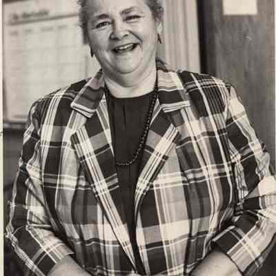 A photo view of Dr. Patricia Ames. 5/10/1991.