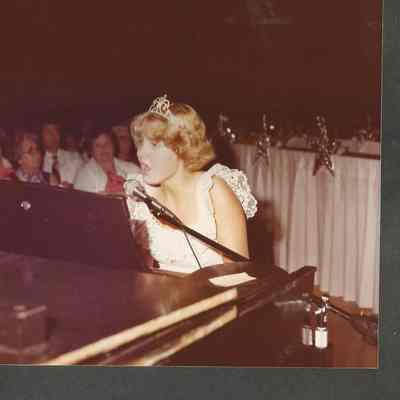 Becky singing "Thinking"