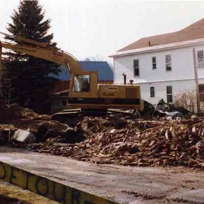 21-23 Dunning St. house demolition