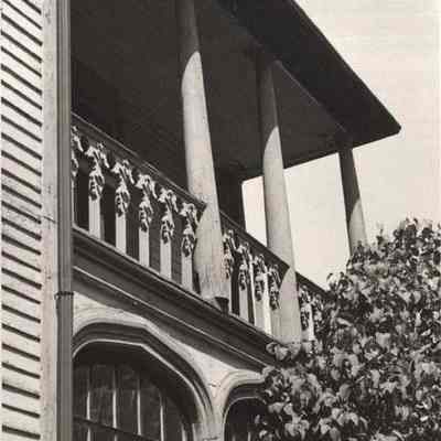 Second Floor Porch at the Chamberlain Home