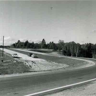 A photo of the Route 1 bypass under construction.