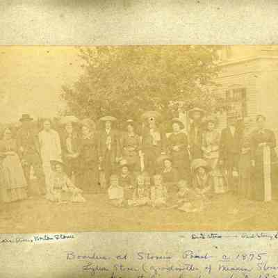 Boarders and Stover Family Members at Stovers Point