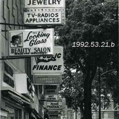 A photo of Maine Street. Ca. 1970