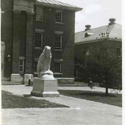 Bowdoin College Polar Bear Statue