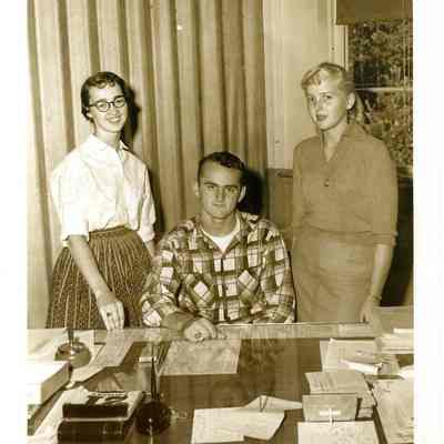 BHS Yearbook Staff 1957