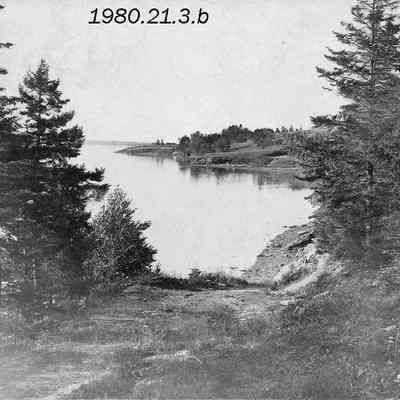 A B/W photo of Orr's Island.